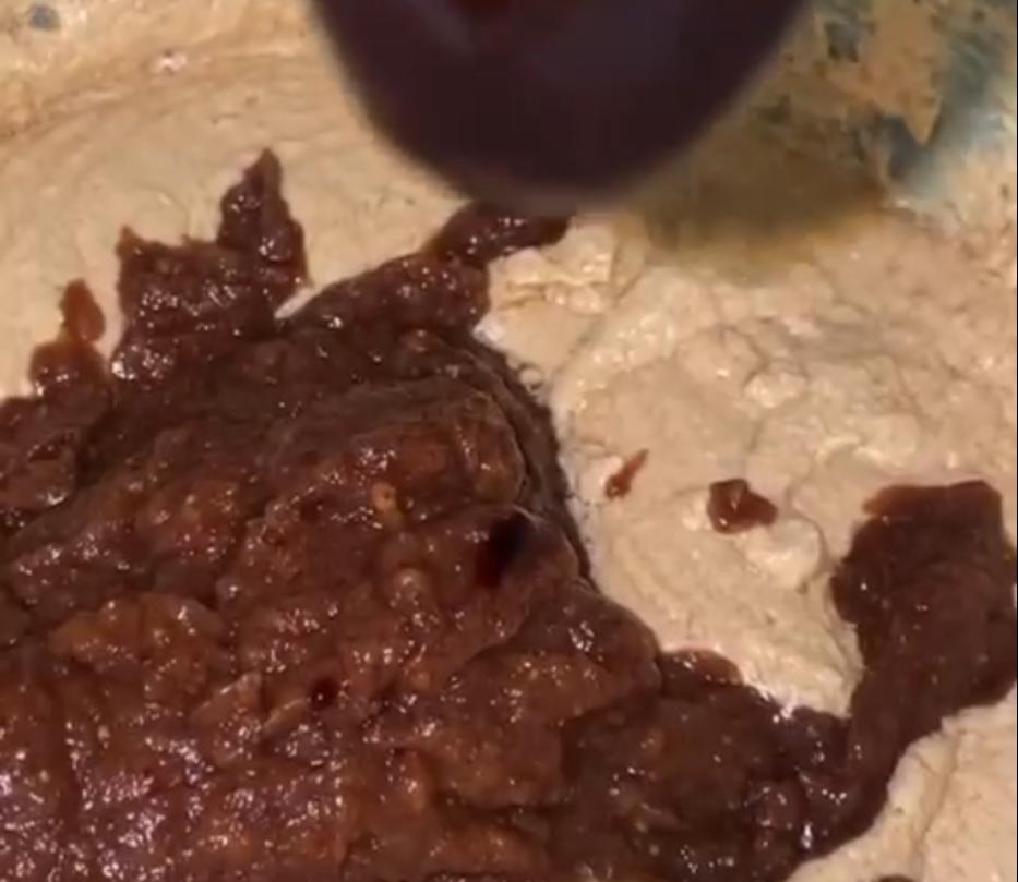 Step 1.1: Blend the soaked dates and add to the batter along with date syrup