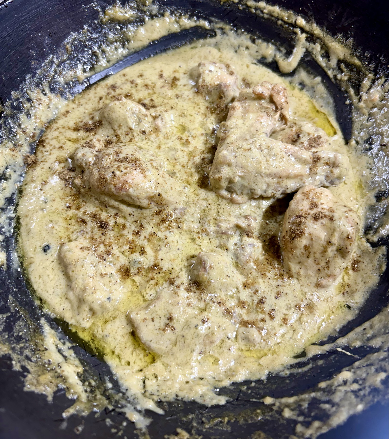 Step 4.1: Taste and adjust the salt, sprinkle the garam masala, and turn off the heat