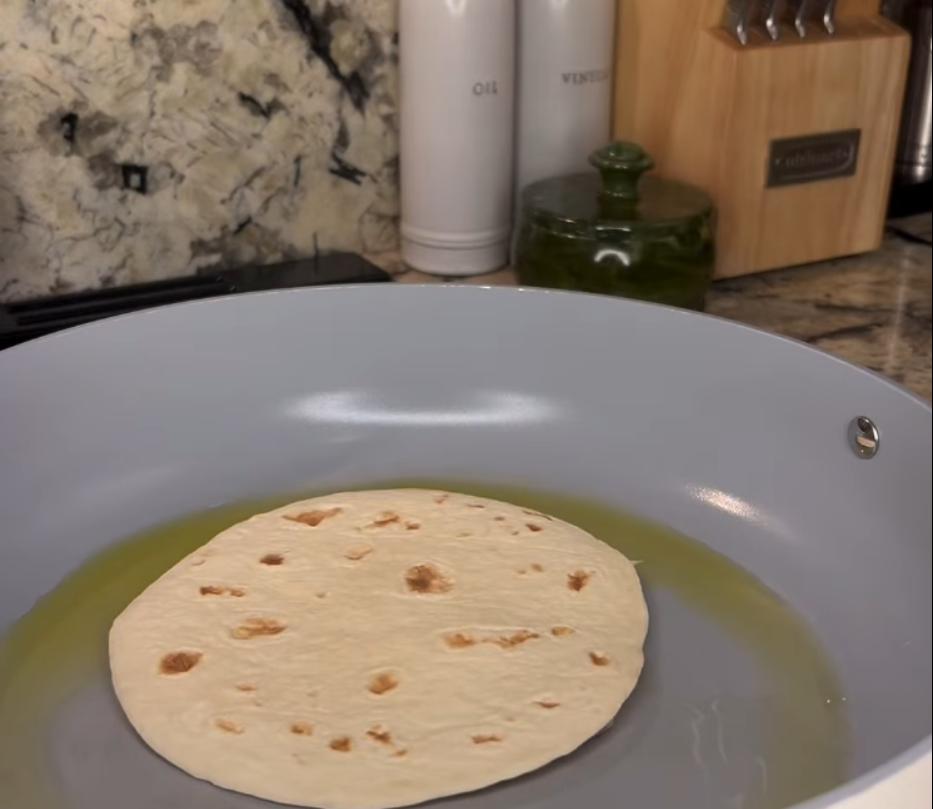 Step 2.1: Heat olive oil in a pan over medium heat
