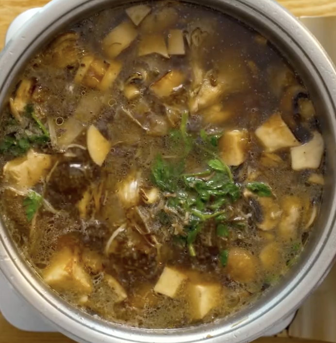 Step 1.1: Cover with water and simmer until fully infused