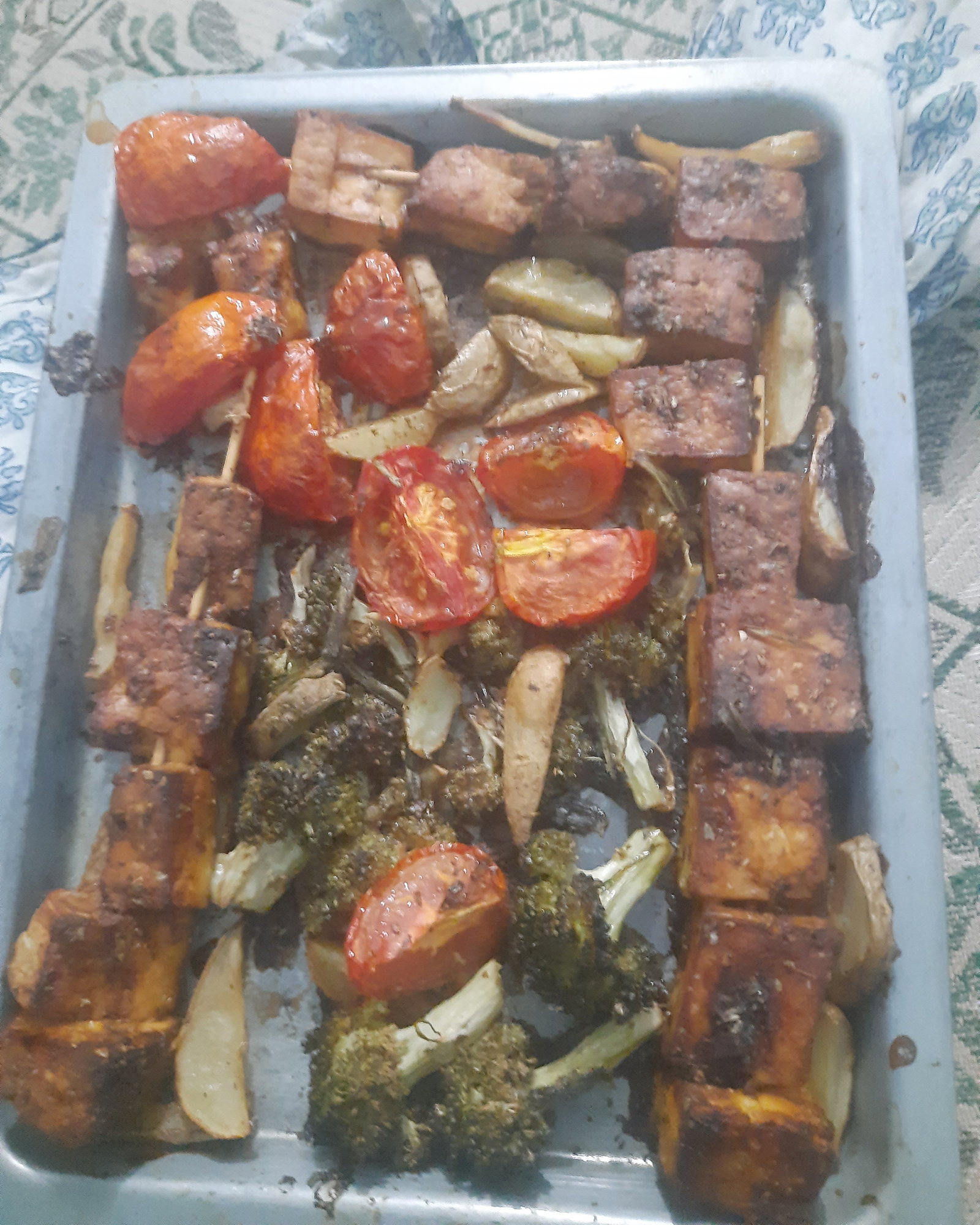 Oven baked vegetables with Paneer/ Cheese  recipe