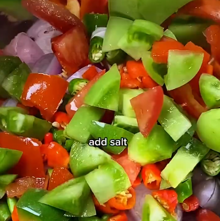 Step 2.1: Add salt and chicken bouillon, then squeeze in the lime juice and stir to combine