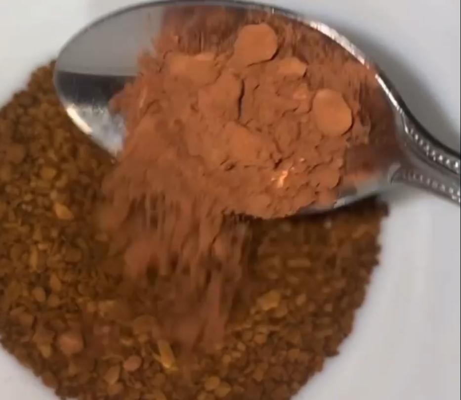 Step 1.1: Mix the self-raising flour, butter, caster sugar, eggs, baking powder, vanilla extract, coffee, cocoa powder, and water to make the cake batter