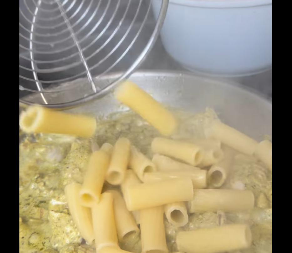 Step 1.1: Boil the pasta until al dente, then drain