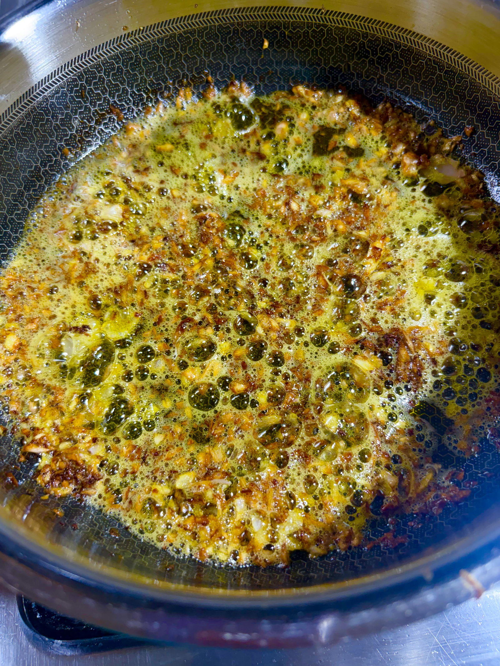 Step 3.2: Heat oil in a pan over medium heat until hot