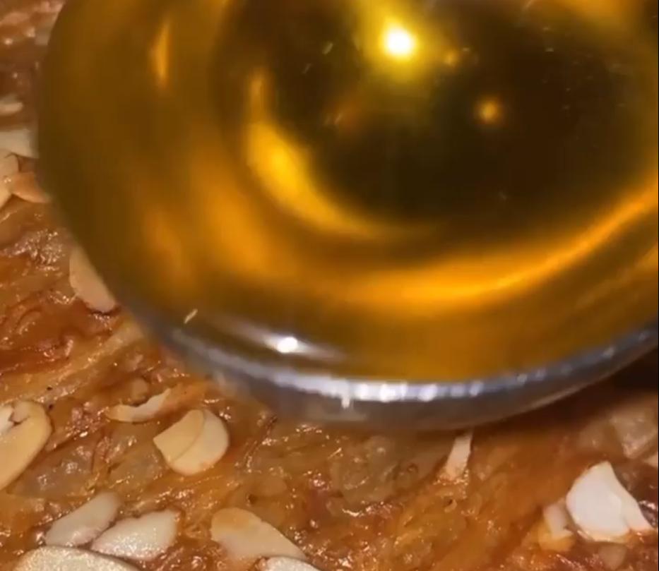 Step 1.1: Once cooked, pour over the simple syrup