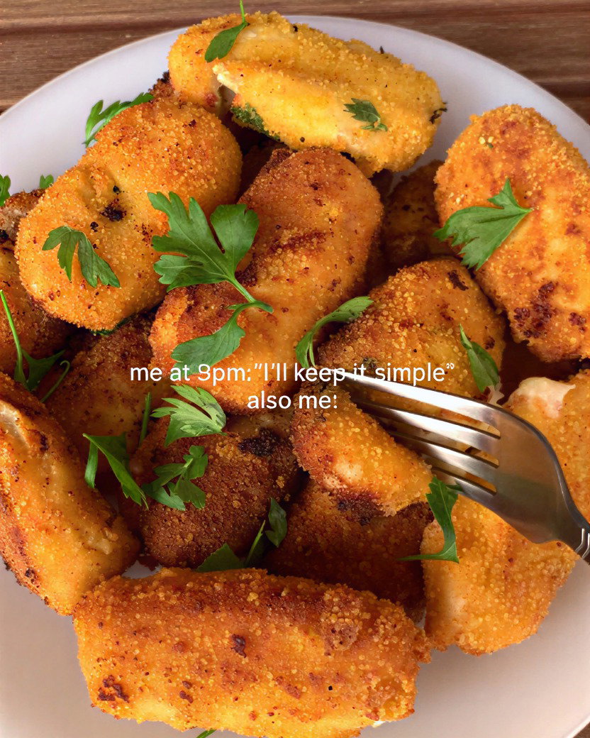Apple & Blue Cheese Croquettes recipe