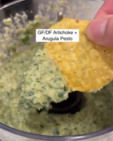 Artichoke and Arugula Pesto recipe