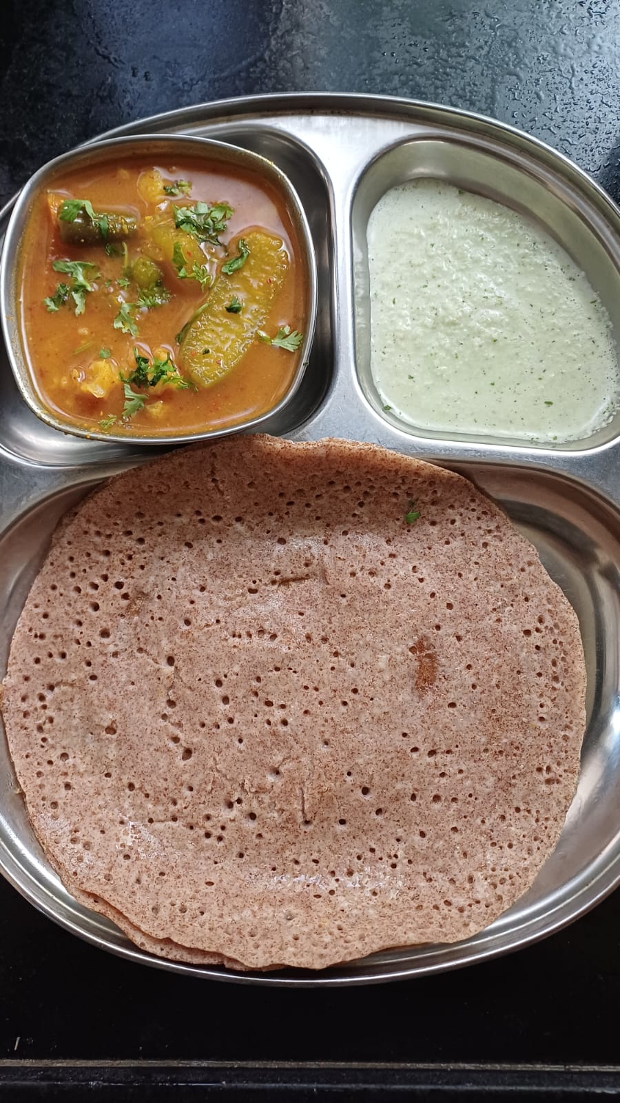 Step 1.1: Serve hot with your favourite coconut chutney and sambhar