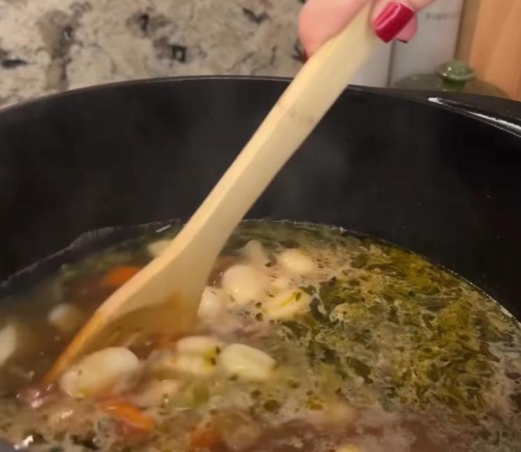 Step 3.1: Add gnocchi to the pot and boil for a few minutes until they float to the top