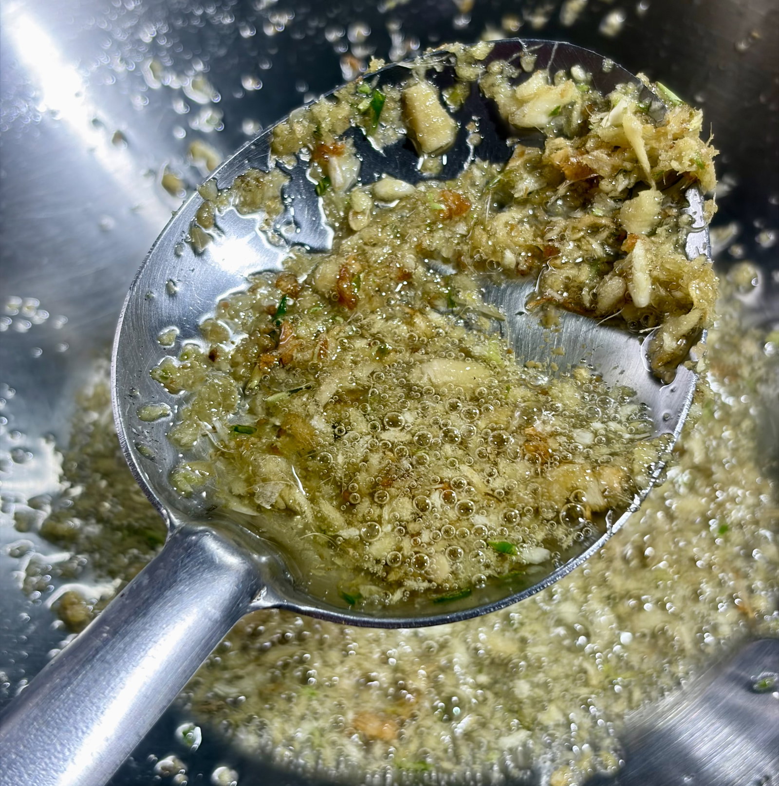 Step 2.1: Sauté until golden and fragrant