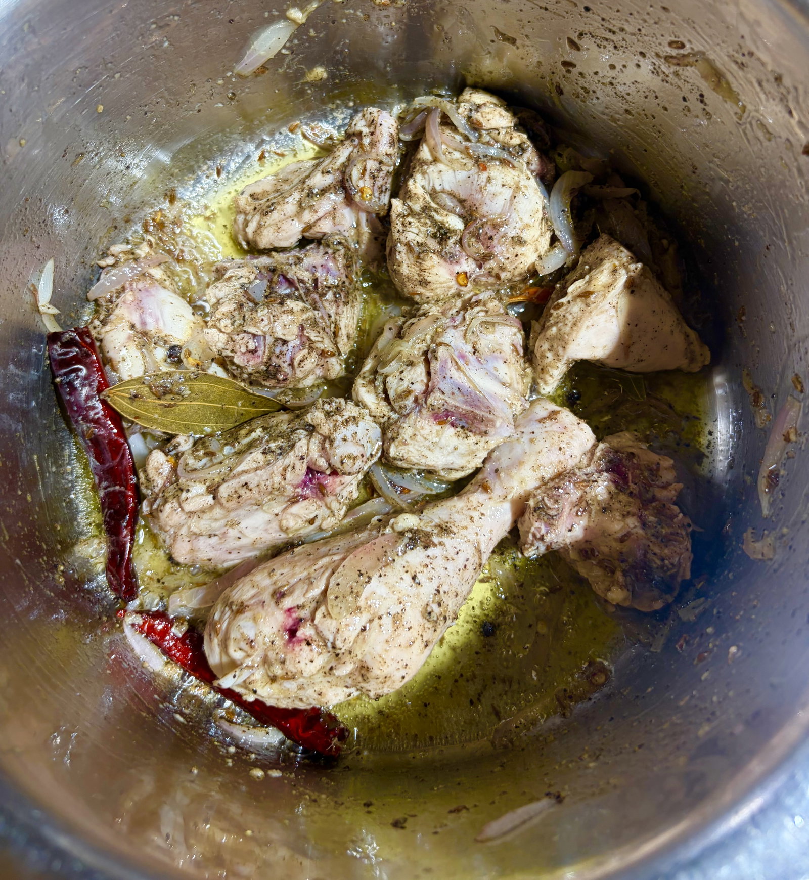 Step 1.2: Add the freshly ground black pepper and salt