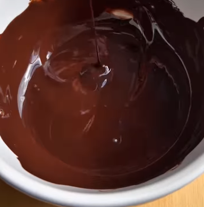 Step 2.1: Melt the dark chocolate in a microwave or over a double boiler until smooth