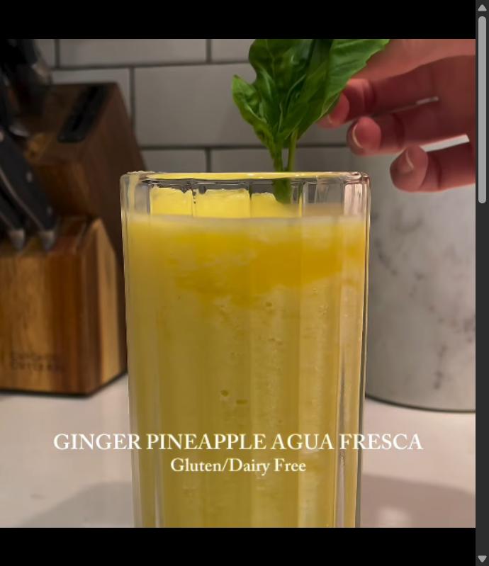Step 1.1: Garnish with mint or basil leaves before serving