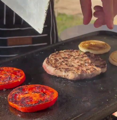 Step 1.2: Grill the patties until beautifully charred on the outside and juicy on the inside