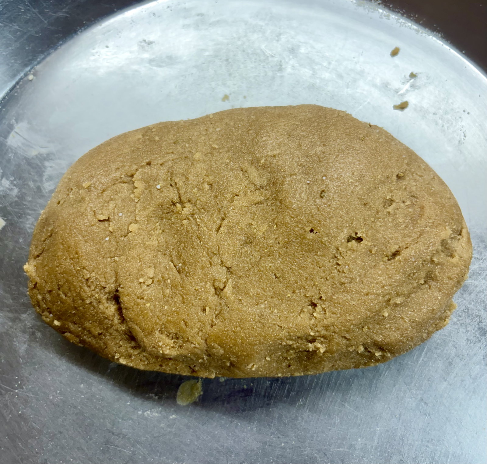 Step 3.2: Gradually add the cooled syrup to the flour mixture