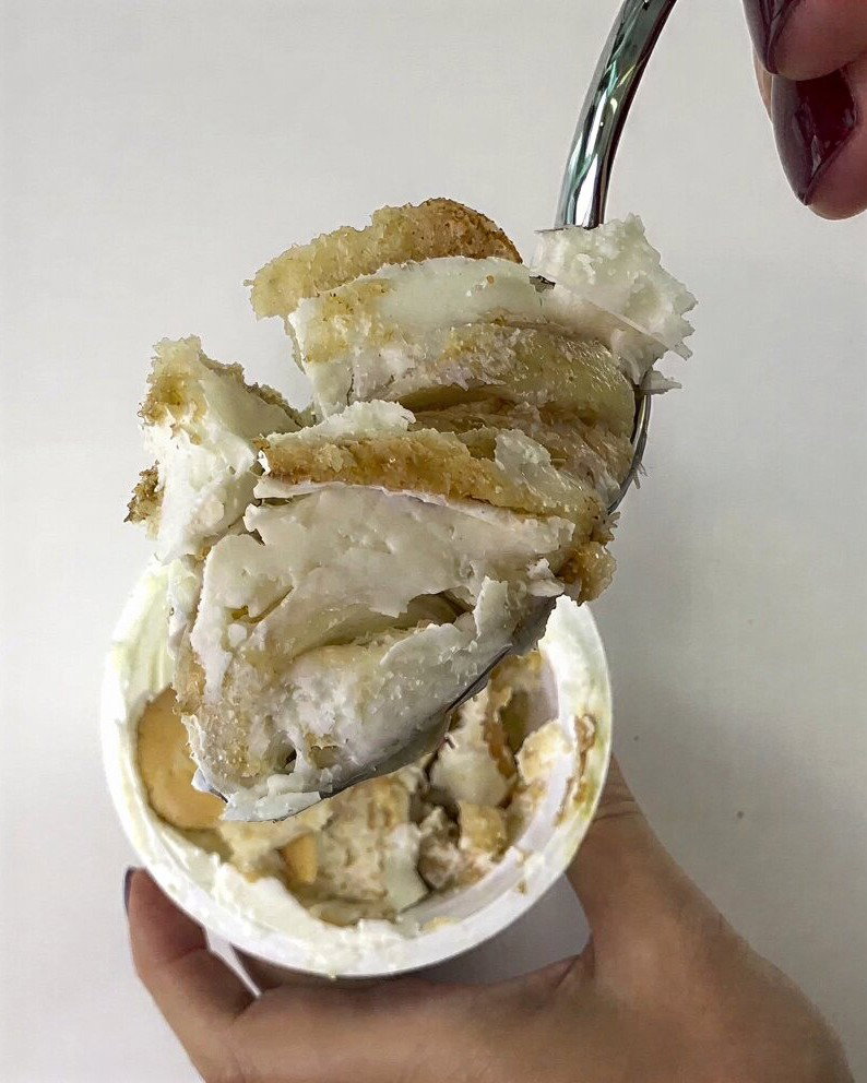 Creamy Cheesecake Yogurt Banana Pudding recipe