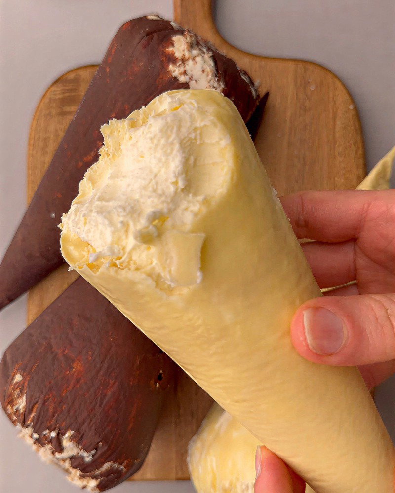 Trendy Piping Bag Ice Cream recipe