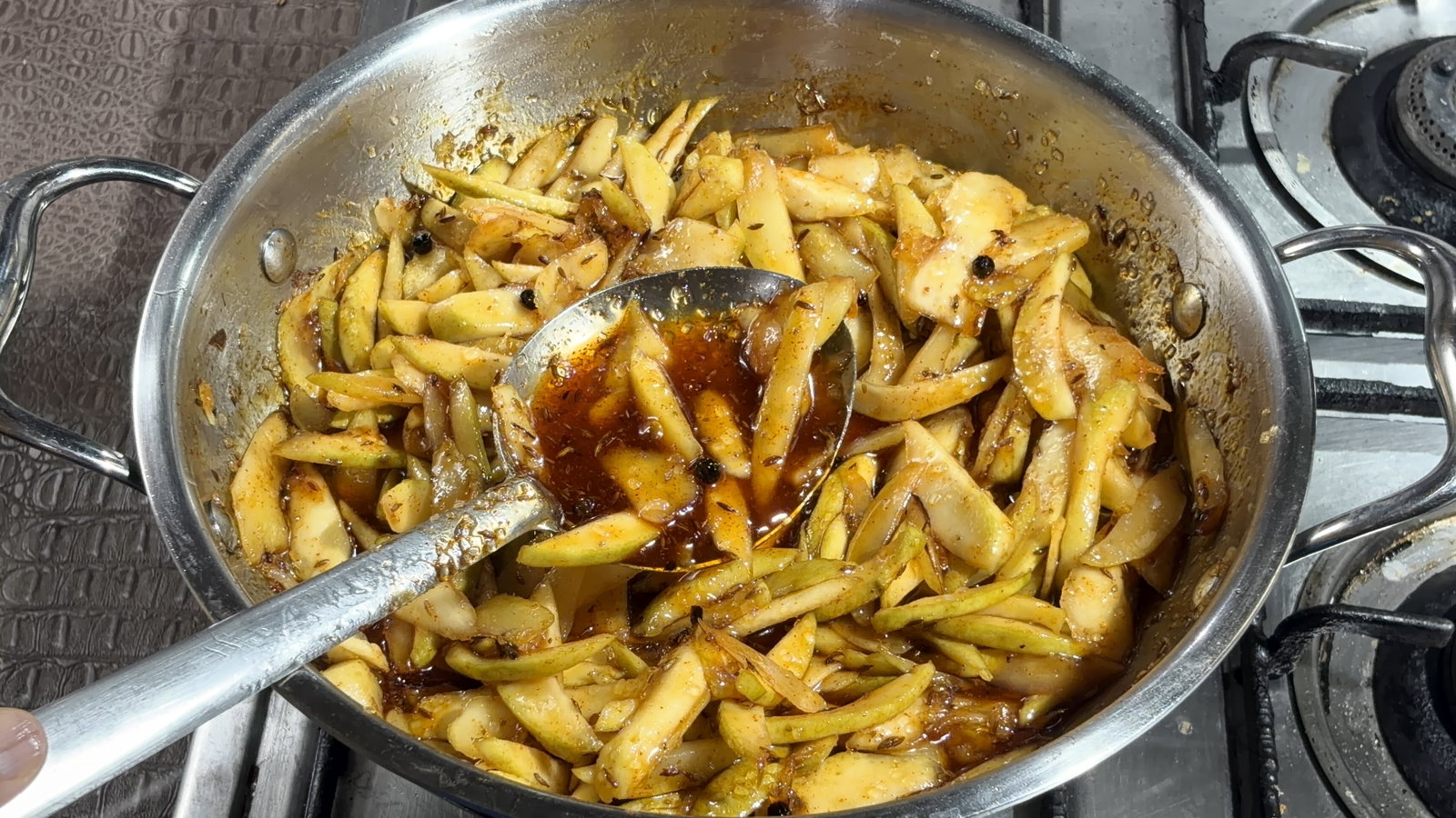 Step 2.2: Add the sugar, salt, Kashmiri red chilli powder, and roasted cumin