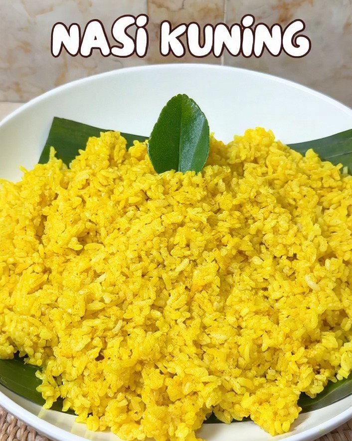 Nasi Kuning (Indonesian Yellow Rice) recipe