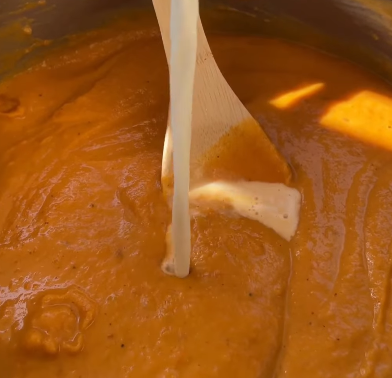 Step 2.1: Add milk, chicken stock, and water to the blender and blend until smooth