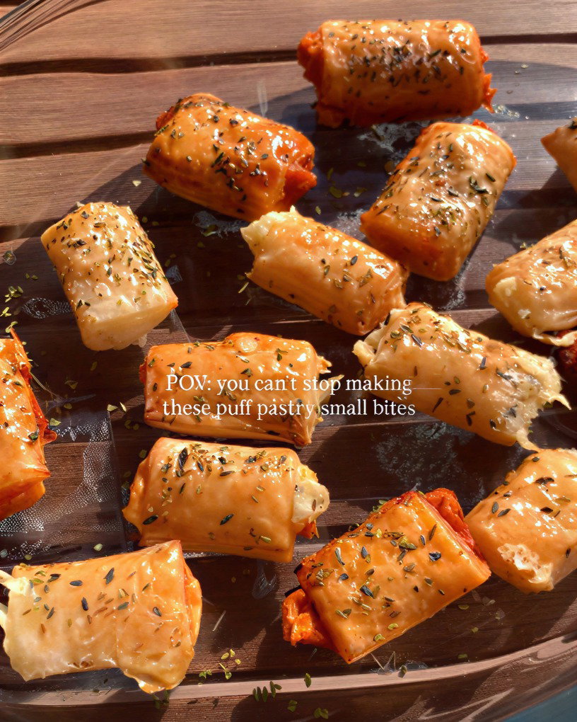 Homemade Puff Pastry Bites recipe
