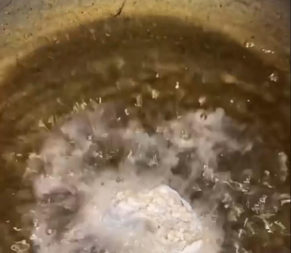 Step 3.1: Fry the chicken pieces on medium temperature for around 10 minutes until golden and cooked through