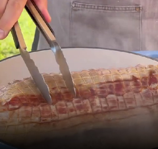 Step 1.2: Heat olive oil in a hot pan and sear the beef on all sides until a deep golden crust forms