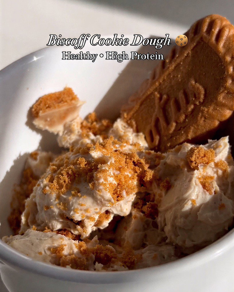 Healthy Biscoff Cookie Dough recipe