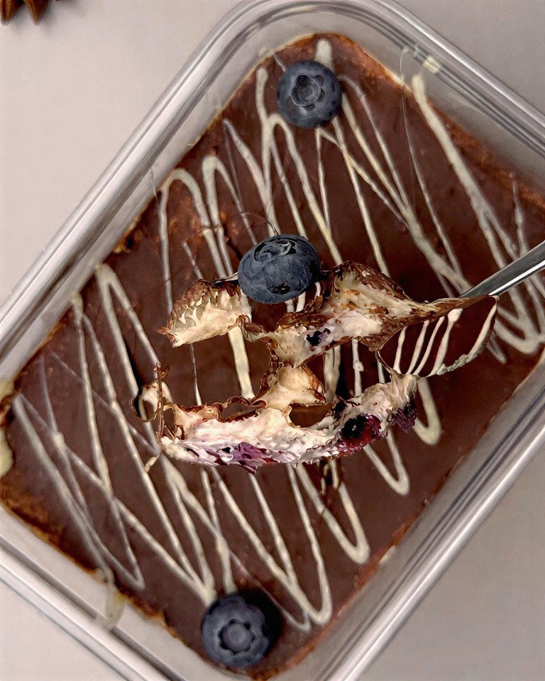Blueberry Protein Dessert recipe