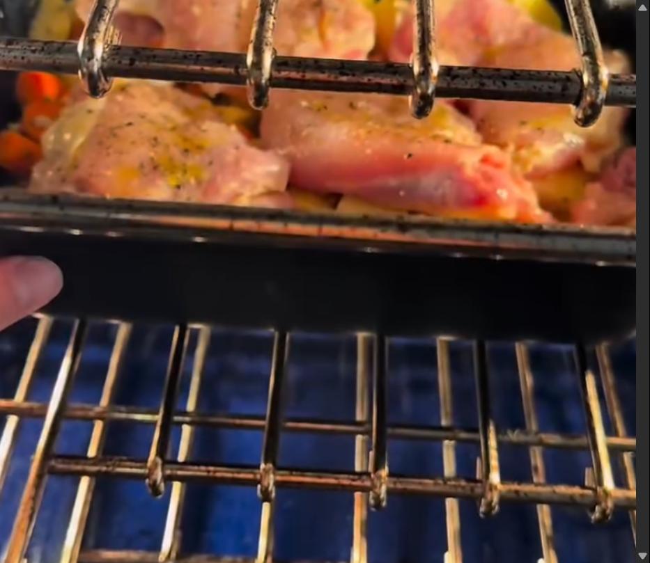 Step 1.1: Bake in the oven for 50 minutes to 1 hour, basting the chicken with the sauce 1-2 times during baking