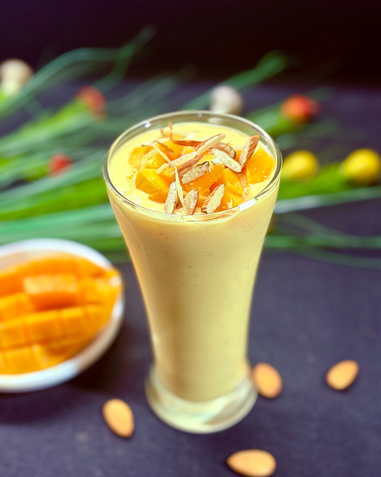 Easy Mango Lassi (Mango Yogurt Drink) recipe