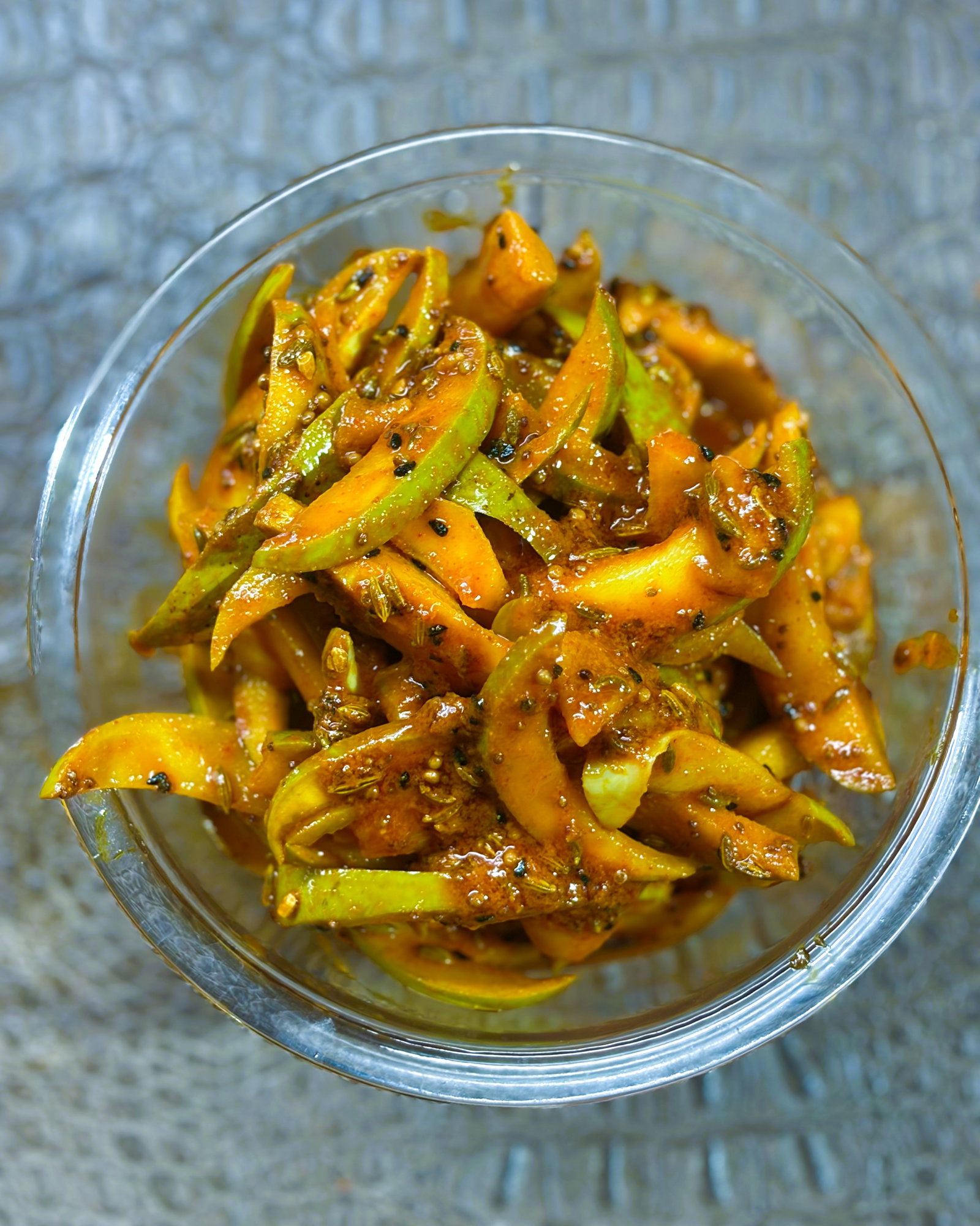 Instant Mango Pickle (Kachha Aam ka Achaar) recipe