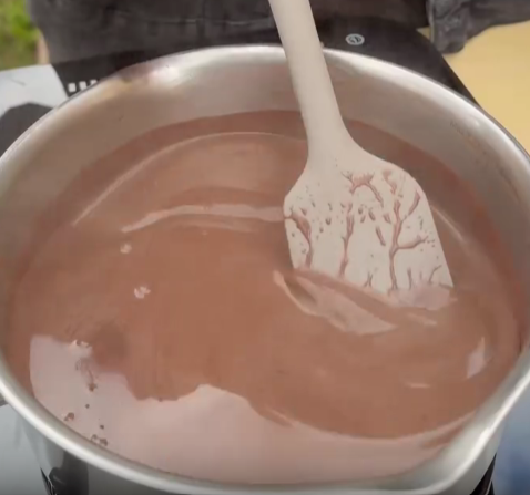 Step 1.1: Lower the heat once boiling and let the mixture thicken slightly
