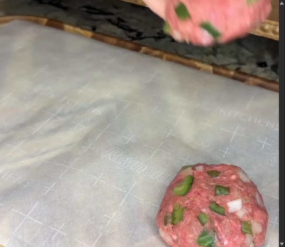 Step 1.1: Form the mixture into equal-sized patties