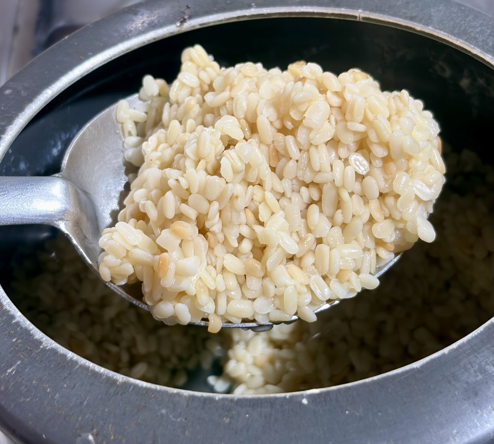 Step 1.1: Pressure cook for 2 whistles on medium heat