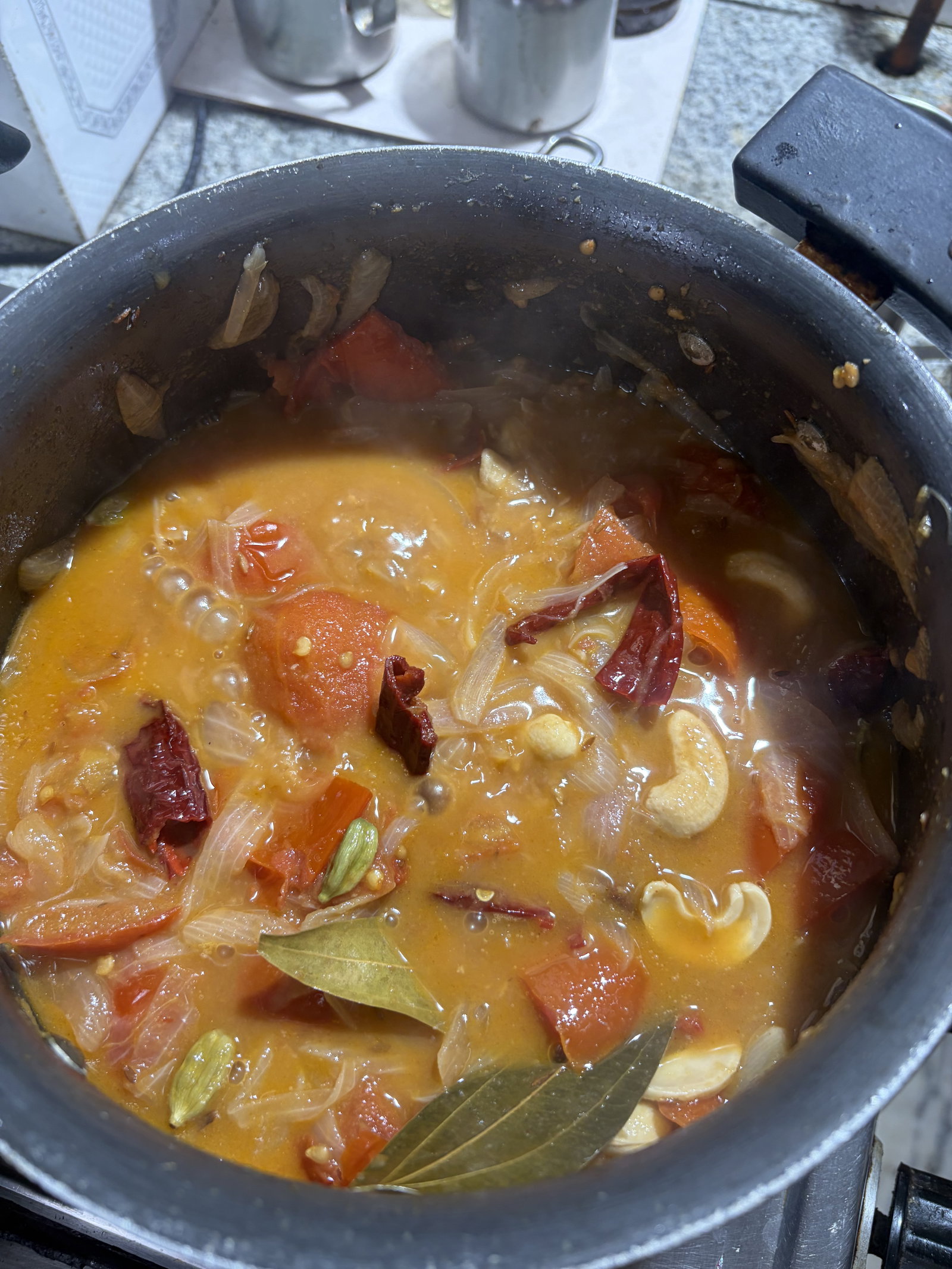 Step 1.2: Pour in the water and salt