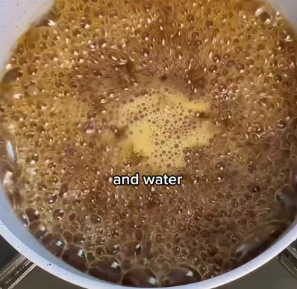 Step 3.1: Bring the mixture to a boil and stir until the palm sugar dissolves completely