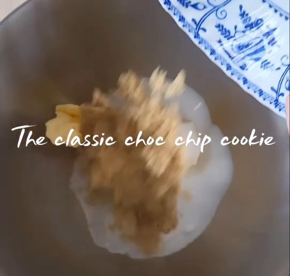 Step 1.1: Blend the butter and sugar in a bowl until creamy