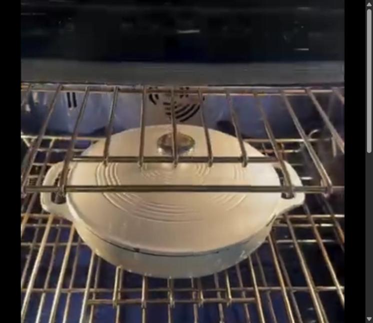 Step 1.1: Bake in the oven for 3