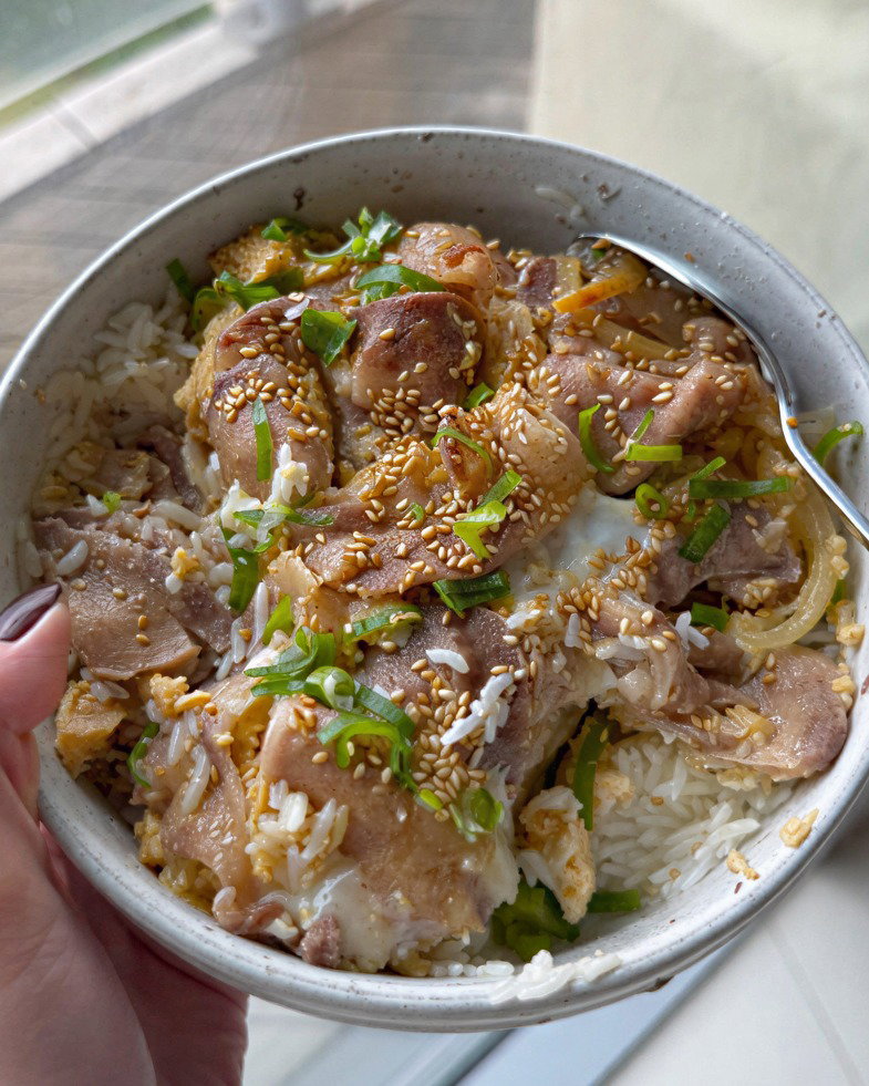 Pork Shabu Shabu Tanindon recipe