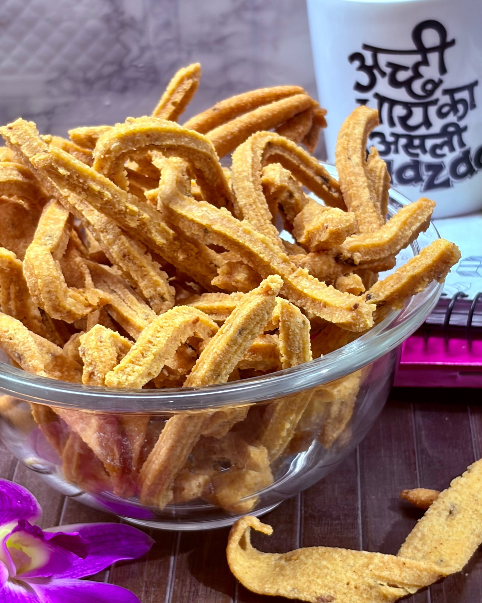 Crispy Besan Gathiya | Homemade Mould-Pressed Namkeen recipe