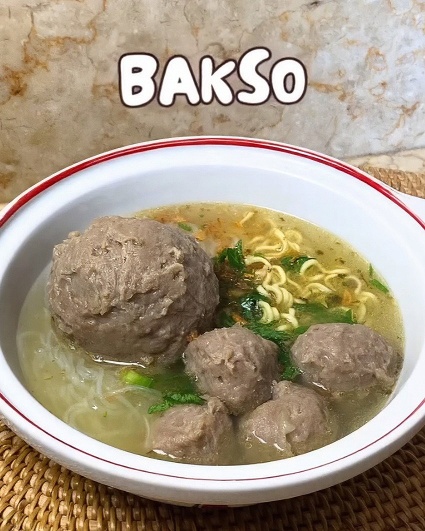 Bakso (Indonesian Meatballs) recipe