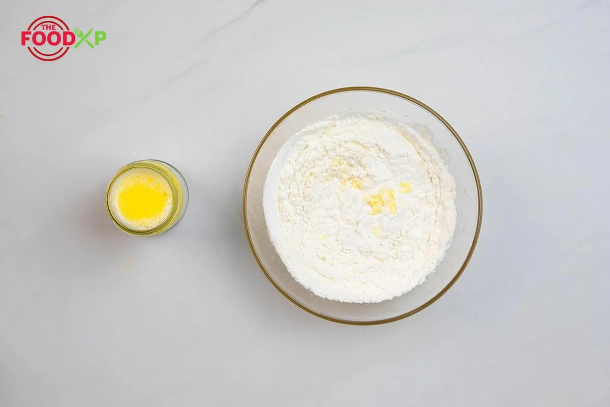 Step 1.1: Now, add the prepared milk mixture and stir gently until just incorporated (don’t overmix)