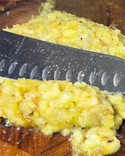 Step 1.1: Roast the eggplant over an open flame or under a broiler, turning frequently, until the skin is charred and the inside is soft (about 10 minutes)