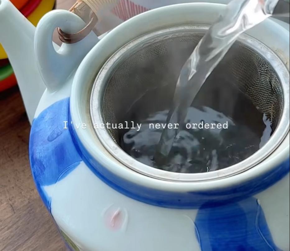 Step 1.1: Brew green tea as usual in a cup or teapot