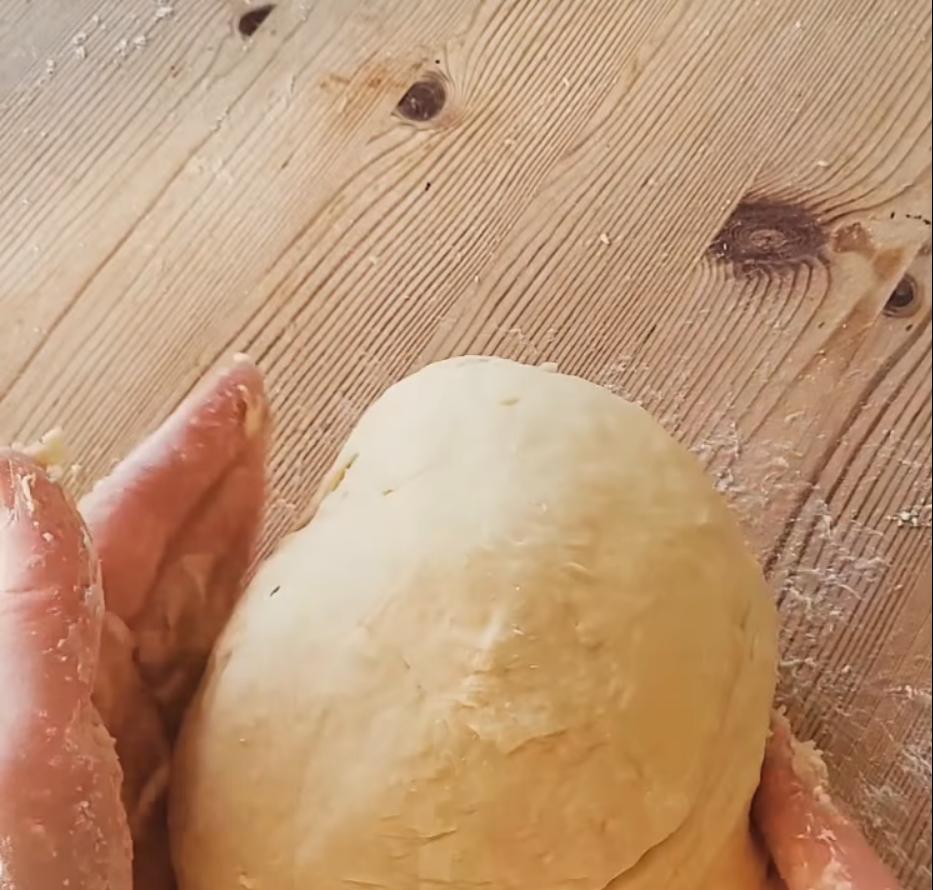 Step 1.1: Mix well, then pour onto a well-floured surface