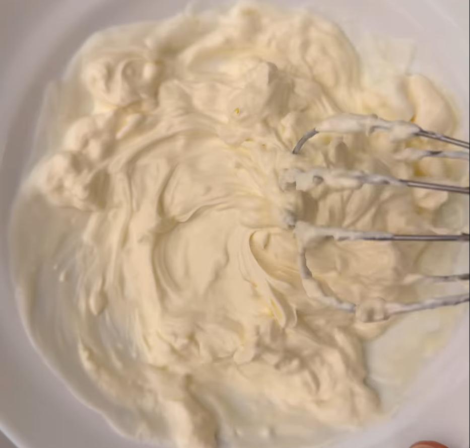 Step 1.1: Mix cream cheese, Greek yogurt, and honey until smooth