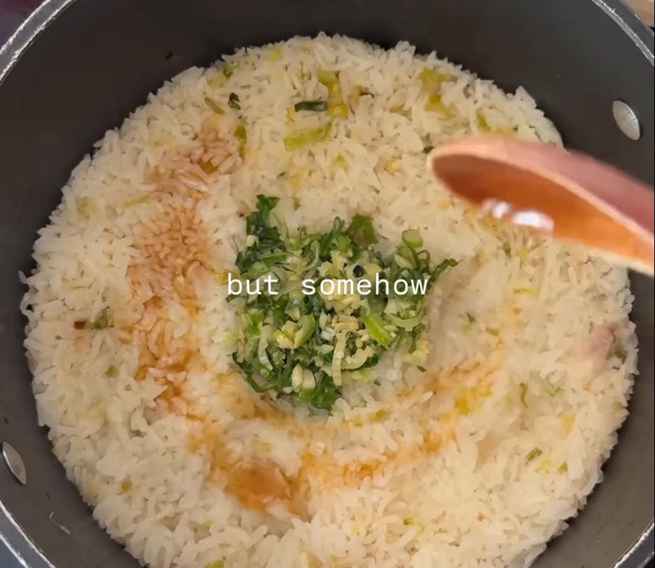Step 1.1: Once the rice and chicken are cooked, remove the chicken and slice it however you like