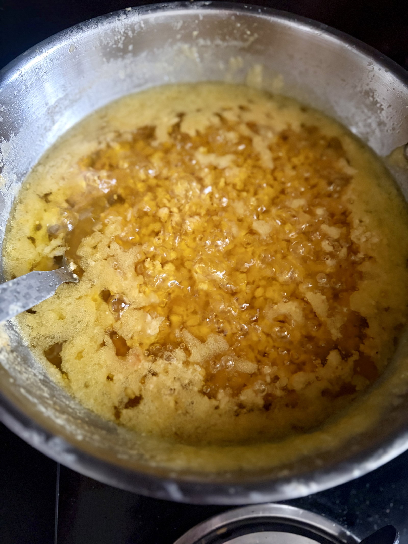 Step 2.2: The butter will foam and bubble as the milk solids separate and sink to the bottom